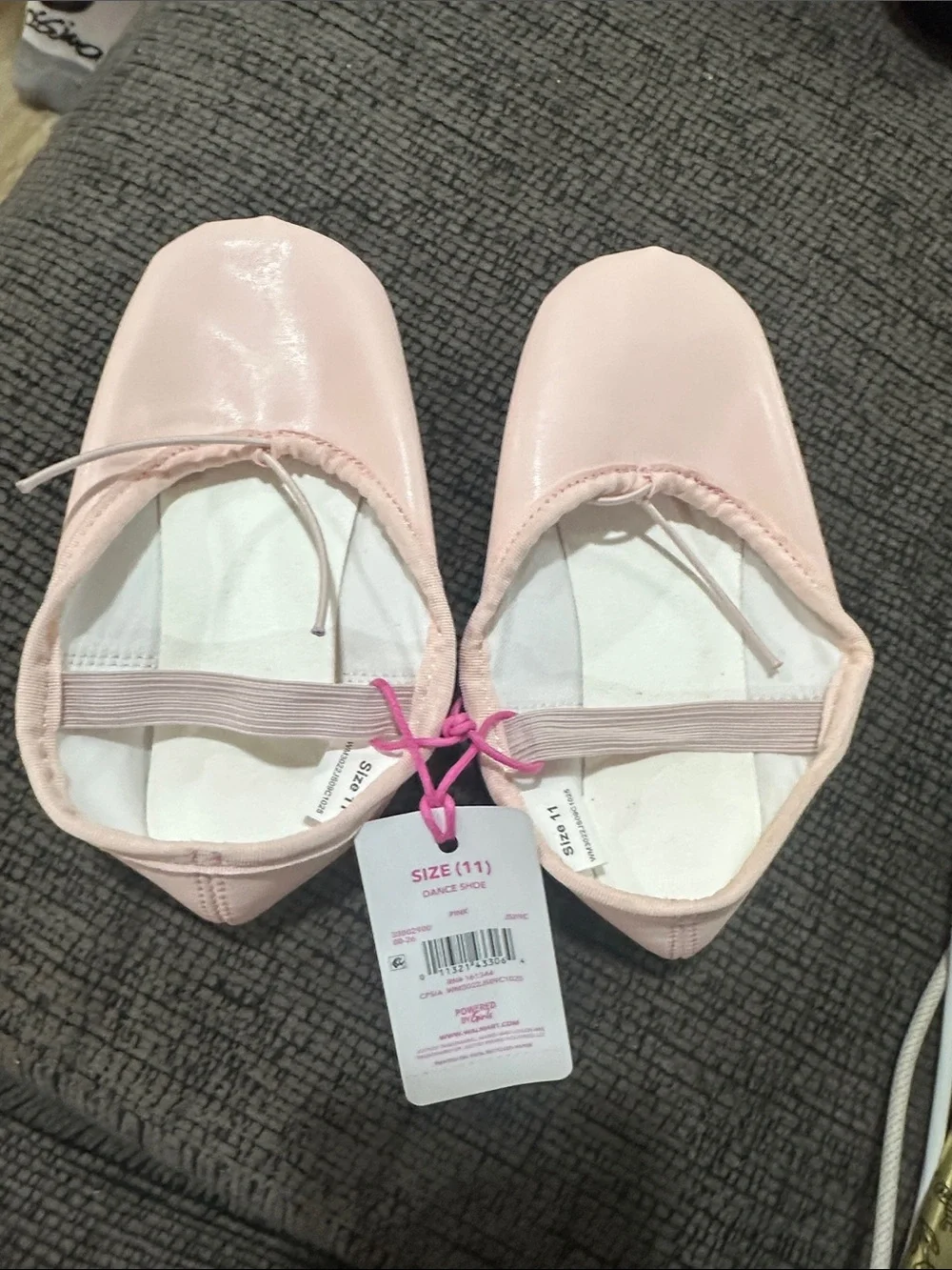 Justice dance-gym girls size 11 ballet shoes